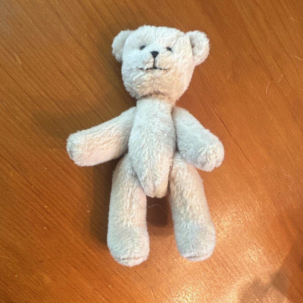 American Girl 5.5 in. Movable Arms Legs Beige Mini Plush Teddy Bear Itty Bitty